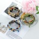 3 Sets Beaded Bracelets For Women Boho Multi-Layer Mix Beads Stackable Strand Stretch Bracelet Set For Teen Girls 3 Sets Beaded Bracelets For Women Boho Multi-Layer Mix Beads Stackable Strand Stretch Bracelet Set For Teen Girls